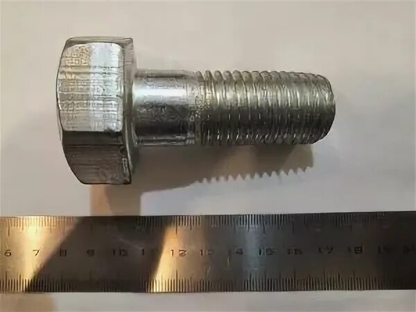 Болт высокопрочный М24х60 ГОСТ Р ИСО 52644-2006 к.п.10.9 ХЛ оцинк